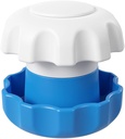 EZY DOSE Pill Crusher ja Grinder vitamiinid, tabletid ladustamise osa, lapsed, lemmikloomad, vanurid, pingutuseta purustab ravimeid peen pulber, lihtne kasutada disain, sinine, BPA tasuta