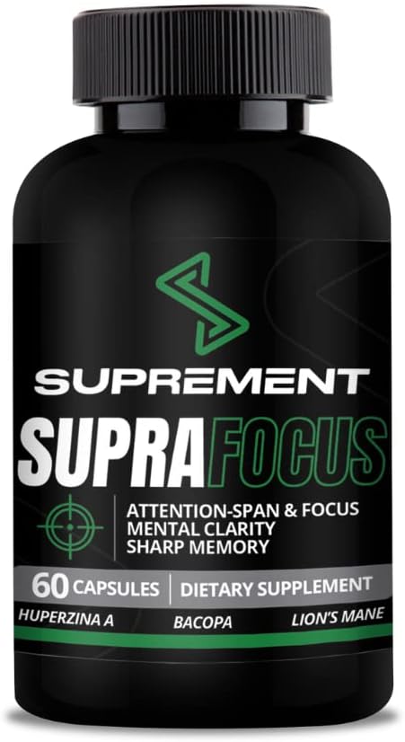 Nootropics Brain Support Supplement. 60 Count, meestele ja naistele. Ajulisandid mälule ja fookusele Lions Mane, Bacopa Monnieri, L-türosiin. Mind Booster fookuse täiendus ja mälu.