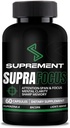 Nootropics Brain Support Supplement. 60 Count, meestele ja naistele. Ajulisandid mälule ja fookusele Lions Mane, Bacopa Monnieri, L-türosiin. Mind Booster fookuse täiendus ja mälu.