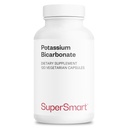 Supersmart - kaaliumvesinikkarbonaat 5400mg päevas (suur annus) - elektrolüütmineraal - happe-aluse tasakaal pH - süda, lihased ja närvid Tervis | Mitte-GMO & Gluteenivaba - 120 taimekapslit