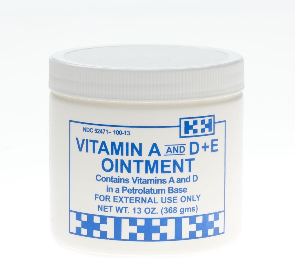 Gentell GEN-23450 Vitamiinid A & D + E Salv 13 oz. Jar (pakk 4)