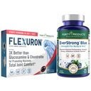 Puhtustooted Bundle - Flexuron Joint Formula + EverStrong Blue Tablets - tugevus + paindlikkus Power Pack Flexuron (Krill Oil, hüaluroonhape + astaksantiin) - EverStrong Blue (Muscle Matrix)