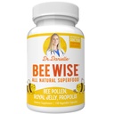 Dr Danielle's Bee Wise - Bee Pollen Supplement - Bee Well koos Royal Jelly, Propolis, Beepollen 4 Daily Bee Pollen kapslid