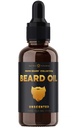 NutraChamps Beard Oil Conditioner - Unscented Virgin Argan, Jojoba, Viinamarjaseemneõlid & More for Beard Growth - Softens & Strongs Beards & Vuntsid meestele - Premium Signature Prime Beard Blend