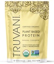 Truvani Vegan Peavalgupulber | Banaanikaneel | 20g Orgaaniline Taimne Valk | 10 Servings | Keto | Gluteen & Piimavaba | Madala carb | Ei ole lisatud suhkrut