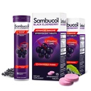 Sambucol Black Elderberry tabletid vitamiin C ja tsink - immuunsüsteemi tugi täiendada, must leedripuu tsink ja vitamiin C kihisevad tabletid, kõrge antioksüdandid, juua Fizzies - 30 Count