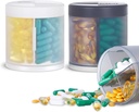 2 Pack KIGI Suure võimsusega meditsiin Korraldaja Pill pudelid 4 komplekti