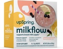 UpSpring Milkflow Immuunsüsteemi toetamine Imetamine Täiendusjook Segu lambaläätsevaba, Moringa Elderberry Lemonade Maitse, Imetamise täiendus rinnapiima pakkumise toetamiseks, 16 segu