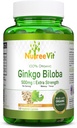 NutreeVit Ginkgo Biloba Taimse täienduse kapslid (240 loend)
