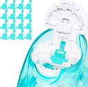 FireAnt Silicone soolakaunad Täidab Navage Nasal Care'iga ühilduvad tarvikud, 16 pakendi korduvkasutatavad silikooni soolapadjad Täitke asendused, lihtne töö (Light Blue 16 pakendit)
