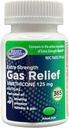 Gas Relief Extra Tugevus, 125mg Simethicone (365 Softgels), Kiire leevendus gaasi, Bloating, Fullness, valulik ebamugavustunne, Võrreldes Gas-X Extra Tugevus Active Koostis
