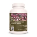 Remedy's Nutrition Echinacea & Goldenseal | 1000mg, 60 vegankapslit Taimne toidulisand | Kahe kuu pakkumine