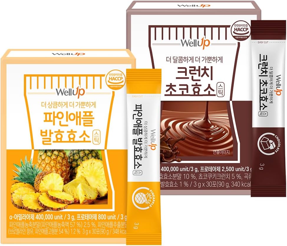 RAWEL hästi fermentatsiooni seedeensüümid (3 g x 30ea) / Digest Faster ananassi / Cranch Choco