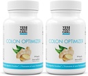 Saad küll! Probiootikumid Colon Optimizer Supplement - soolestiku tervise ja kõhu täiendus meestele ja naistele, orgaanilised probiootikumid koos ingveri ja piparmündiga seedetrakti tervise jaoks, 30 kapslit - 2 pakendit