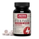 Kitsad valemid Metüül B-12 ja metüülfolaat - 60 närimistabletti, kirss - bioaktiivne vitamiin B12 ja B9 - toetab energiatootmist, ajufunktsiooni ja ainevahetust - gluteenivaba - 60 serveerimist