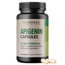 Apigeniinkapslid 50mg - 60 Count, Vegan, Non-GMO, Sleep & Cognitive Support Supplement - kummel Flavonoid lõõgastumiseks, eesnäärme tervis, melatoniinivaba, Liposomal valem tõhustatud imendumist