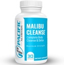 Malibu puhastamine - 15-päevane puhastamine - soolestiku ja koloonia tugi - täiustatud soolestiku puhastamise detox meestele ja naistele Cascara Sagrada Bark, Aloe Vera, Psyllium Husk, Pro-Biotics - valmistatud USA-s