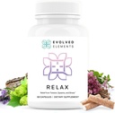 All-Natural lihaste lõõgastav | 60 kapslit | Spasm Relief Magneesium, Passion Flower ja Valerian Juur | Leevendab lihaste spasme, pingeid ja soodustab rahulikkust