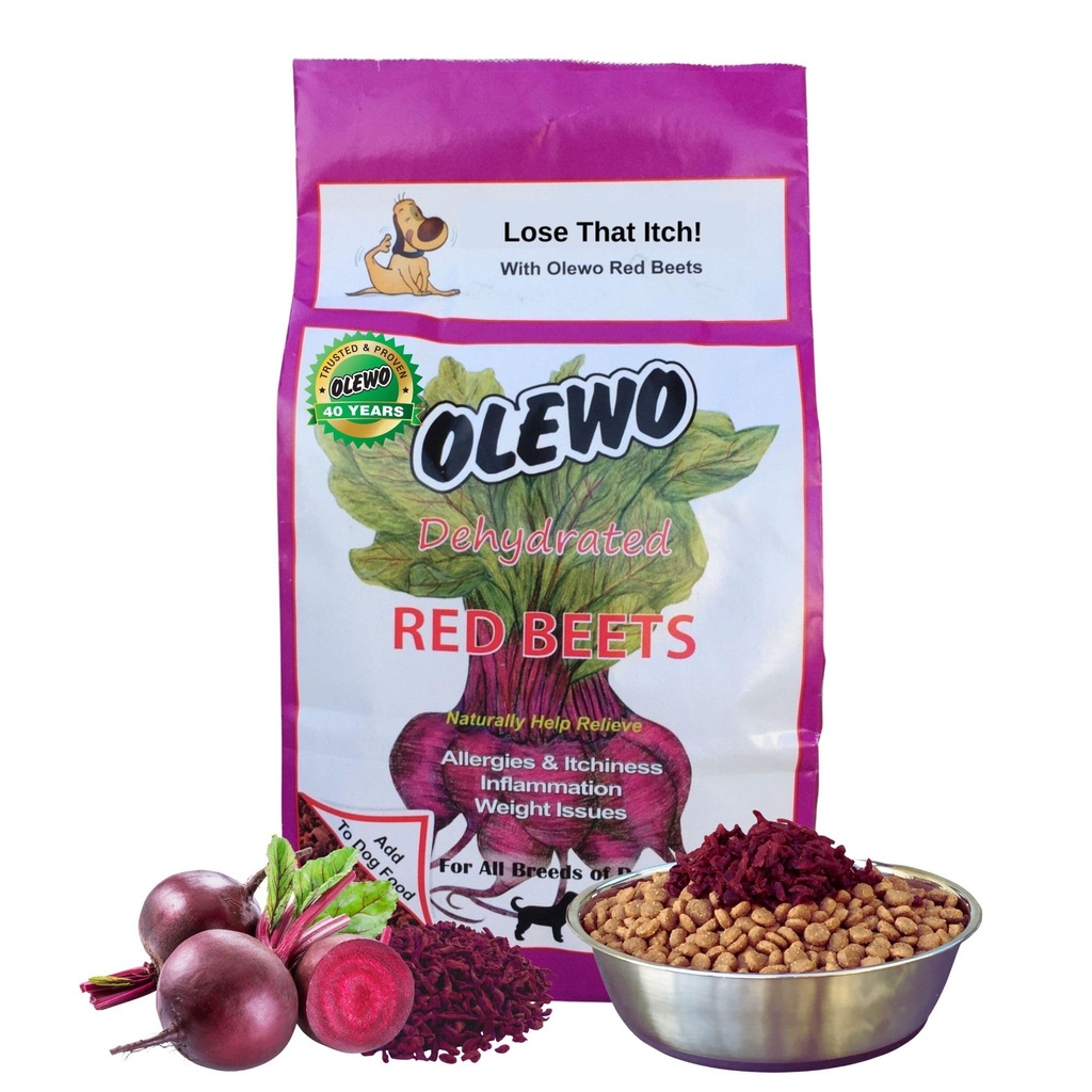 Olewo originaalsed punased peedid koertele - looduslik Anti Itch koertele, koeratoidu topper, immuunsus, puhastamine, naha ja karva tugi, dehüdreeritud kogu toidu koera multivitamiin, kiud koertele, 1 naela