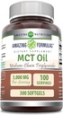 Amazing Formulas MCT Oil Supplement | 1000 Mg per Serving | Softgels | Non-GMO | Gluteenivaba | Valmistatud USAs (1 Pack, 300 Count)