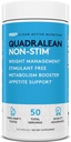 RSP Toitumine QuadraLean - Stimulant Free Weight Management, Metabolism Booster, Energia ja isu Toetus - CLA, L-karnitiin, Roheline Tee Väljavõte, Mitte-Stim valem, 50 Serv (pakendamine võib varieeruda)