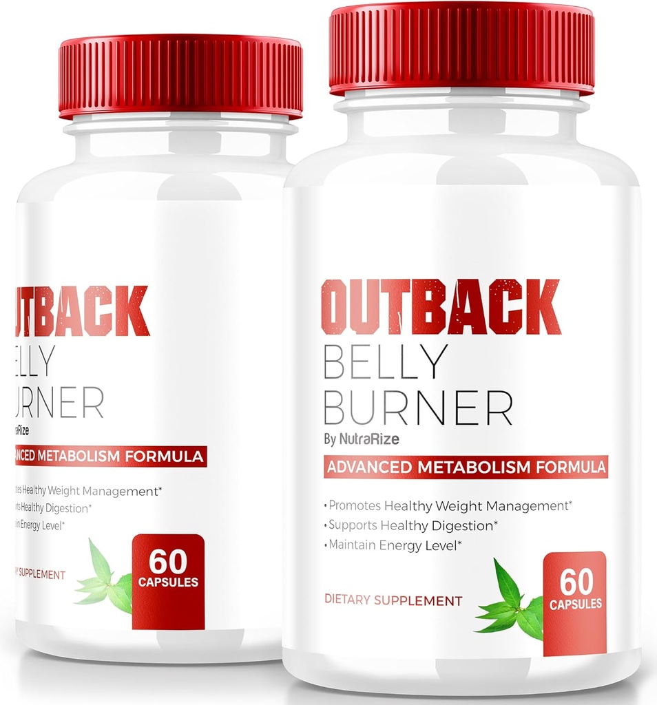 (2 Pack) Outback Belly Burner Pills, Premium Out Back Belly Burner Keto kapslid, kõik Natural Keto täiendada toetada Fitness ja keha eesmärgid, ametlik Outback BellyBurner Arvustused (120 kapslit)