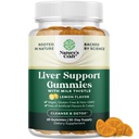 Puhastamine Taimne Maks Detox Gummies Maksatoetus Piimaohakas Kummiad Artišoki Ekstrakt Kurkumiini ja L-karnitiini - Vegan ja Non-GMO - Sweet Sidrun (30 Servings)