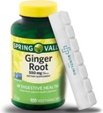 Ingveri juur 550 mg , taimetoitlased kapslid - toidulisand - 100 loend - ( sisaldab boonuse korraldajat) - 1 pakend