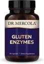 Dr Mercola Gluten Ensüümid, 30 Kapslit, Mitte-GMO, Gluteenivaba, Sojavaba