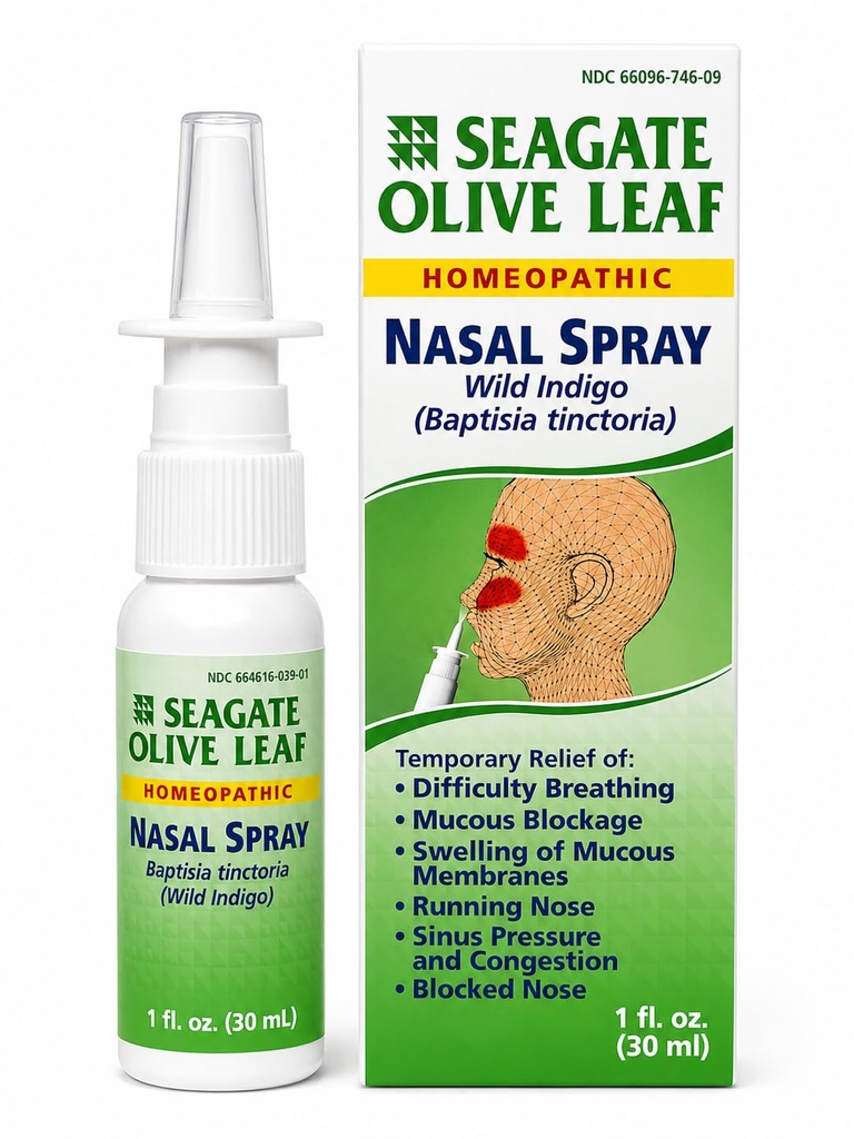Seagate Products Homöopaatiline Oliivilehine ninasprei (pakend 1) 1 Ounce