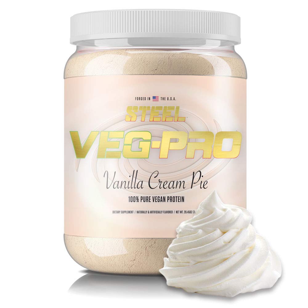 Teraslisandid Veg-PRO | Veganvalgupulber, Vanilla kreempirukas | 25 serveerimist (1,65 lbs) | BCAA Aminohape | Gluteenivaba | Non Dairy | Low Carb valem