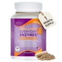 Dr Liz Cruz Everyday ENZYMES - seedimist täiendada, toidulisandeid, Medical-Grade Super ensüümid, Bloating, gaas ja refluks Relief naistele, meestele ja lastele Mitte-GMO, 100 Veggie kapslid