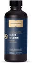 Quicksilver Teaduslik Liposomaalne Ultra Vitamiin - Vedel Multivitamiin & Antioksüdandid Energia, Maksa Tervise Ja Aju Toetamiseks - Bioaktiivne B Kompleks, Vitamiin C, D, E & K (100 ml)
