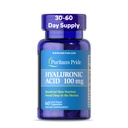 Puritaanid Pride Hüaluroonhape 100mg, toidulisand naha hüdreerimiseks, 60 kiire vabanemisega kapslit