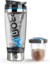 Promixx Pro Shaker Bottle (iX-R Edition) | Laetav, võimas sujuva valgu raputamise jaoks | sisaldab täienduse ladustamist - BPA tasuta | 20oz Cup (hõbesinine/Gray)