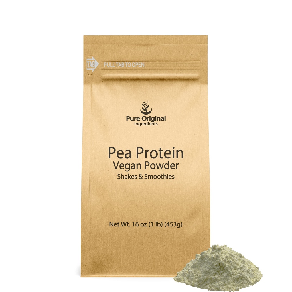 Puhtad ORIGINAALSED KOOSTISOSAD Hernes Veganvalgu pulber (1 lb) Gluteenivaba, kollastest hernestest