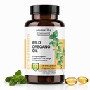 Vegan Wild Oregano Oil Kapslid Orgaaniline, 86-90% karvakrool - 125mg Oregano õli Softgel - Immuun- ja seedetrakti tugi, looduslik antioksüdant, vegan, Non GMO, 120 kapslit