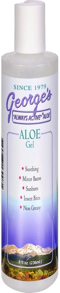 George'i Aloe Vera Gel, 8 Ounce