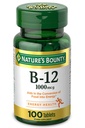 Looduse pearaha vitamiin B12, toetab energia ainevahetust, 1000 mcg, 100 Count.