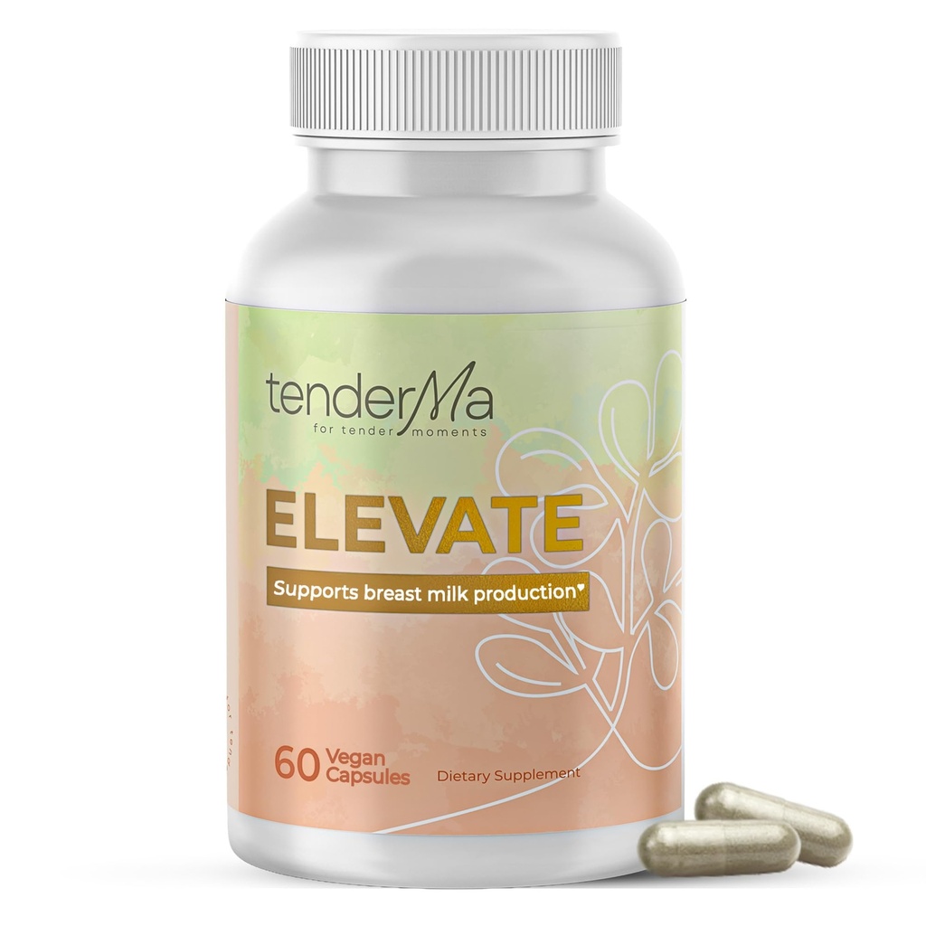 Suurendage imetamise lisandit | Looduslik imetamise toetus rinnaga toitvatele emadele | Rinnapiima pakkumise suurendamise toetus | lambalääts, Moringa, Alfalfa & More | Vegan, Non-GMO, 60 kapslit