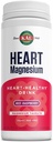KAL Heart Magnesium Drink Mix, Red Vaarika Magneesium Taurate Pulber Südame Tervise Toidulisandid Põletik, Suhkruvaba, Vegan, 100 Servings, 15,7 oz