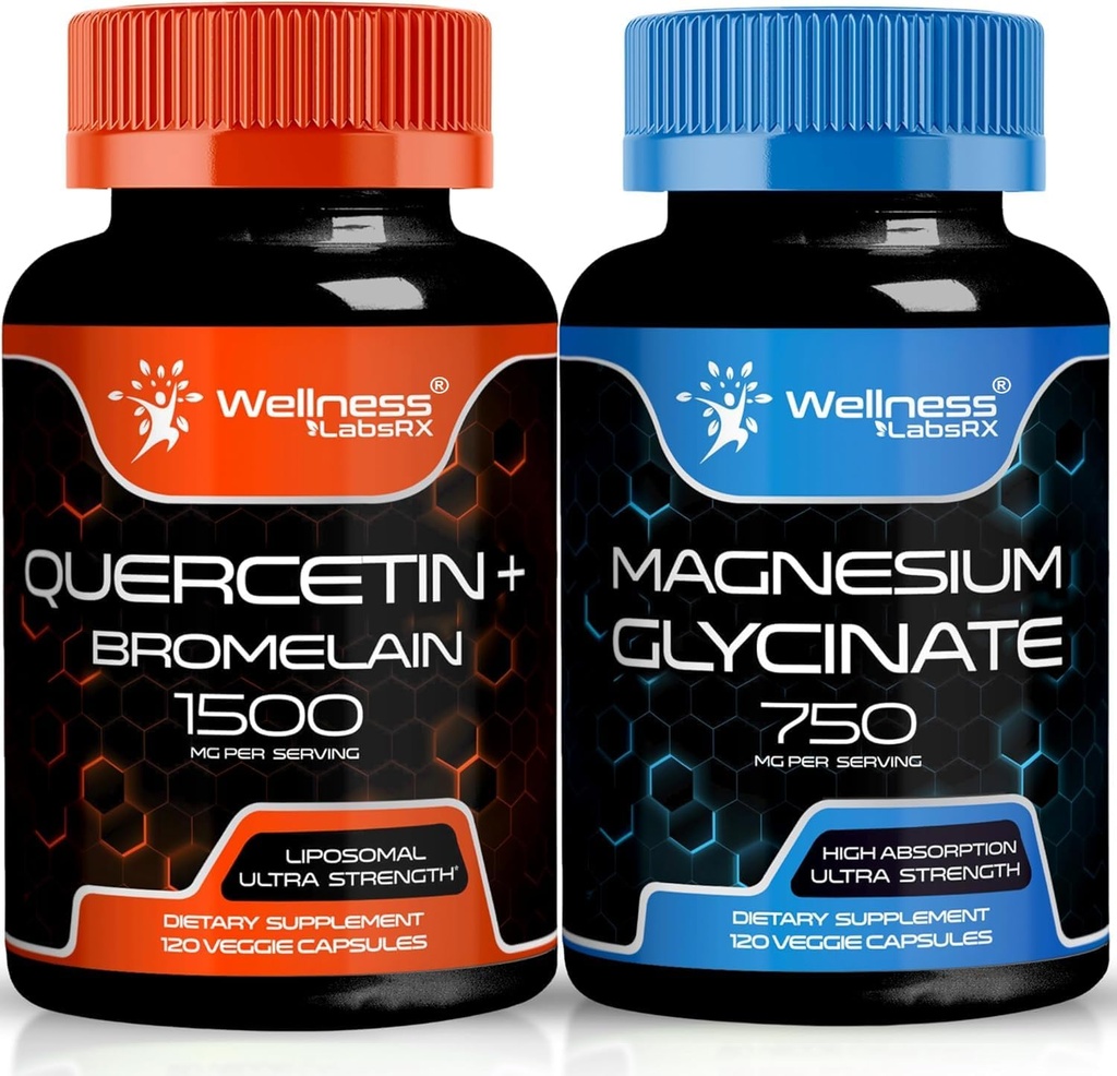 TERVIKLIK LABSRX Quercetin Bromelain | Magneesiumglütsinaatkapslid