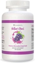 Noorus Premium Muscadine Viinamarjaseemned - 650 mg - Looduse Pärli Antioksüdandid Superfood - Rikas Resveratrooli, Ellagic-Acid, Quercetin, Antotsüandiinid ja Rohkem - 60 Servingut
