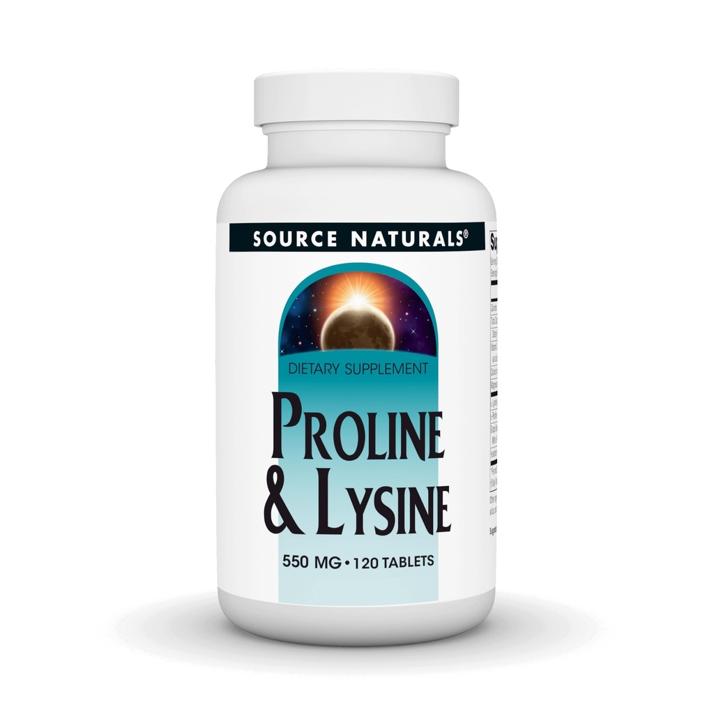 Allikas Naturals Proline & Lysine, 550 mg - 120 tabletti