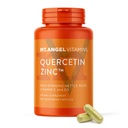 Mt. Angel Vitamiinid - Tsink Quercetin koos Bromelain Supplement - Immune Support & Respiratory Health - Quercetin 500mg kapslid | Tsink 50mg | C-vitamiini kapslid | Immune Booster täiskasvanutele - 300ct.