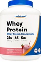 Nutricost Whey Protein Concentrate (Strawberry Milkshake) 5LBS