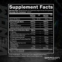 DRAGON PHARMA Venom Extreme Potency Pre-Workout, Laser Sharp Focus + energia, intensiivne jõudlus, tõestatud koostisosad täiustatud vasodilatatsiooni ja vastupidavuse jaoks (40 Servings, Ameerika mahl)