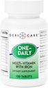 GeriCare One-Daily Multi-Vitamin with Iron Tablets,100 Count (Pack of 1)