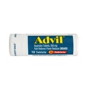 Advil valu leevendaja ja palaviku vähendaja, valu leevendav ravim ibuprofeeniga 200 mg peavalu, seljavalu, menstruaalvalu ja liigesevalu leevendamiseks - 10 kaetud tabletti