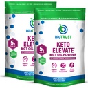 BioTrust Keto Elevate – C8 MCT Oil Powder – Ketogenic MCT Coffee Creamer, Keto Coffee Creamer – Clean Energy, Mental Focus & Clarity – 100% kaprüülhappe MCT pulber, Non-GMO (maitsestamata, 40 Servings)